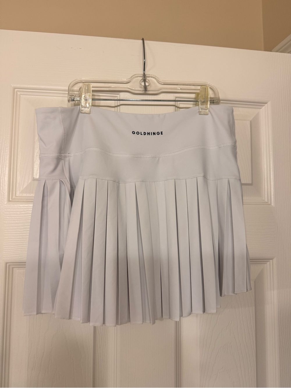 Off-White Goldhinge Pleated Skirt